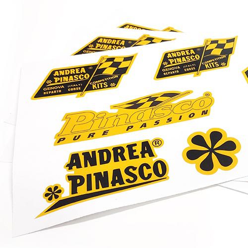 Kit Pegatinas moto Andrea Pinasco